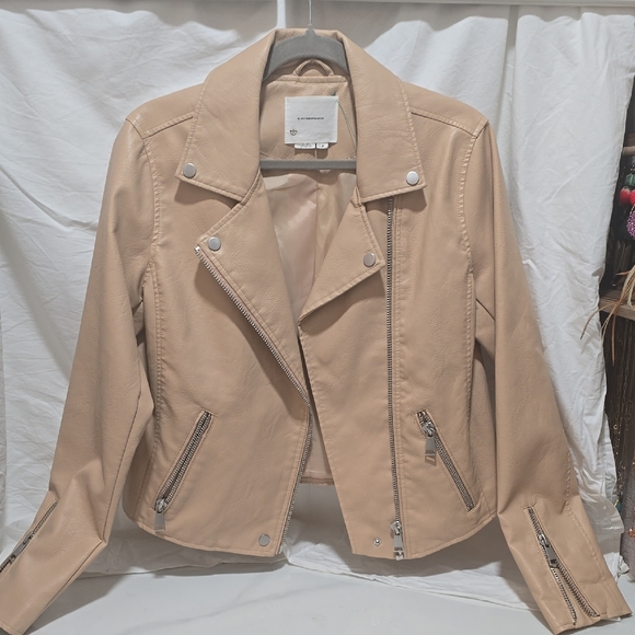 Anthropologie Jackets & Blazers - Contemporary faux leather moto jacket